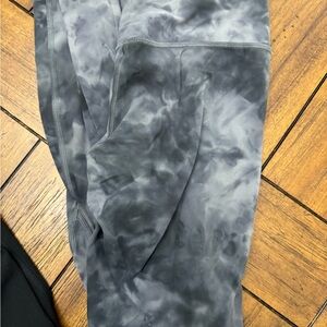 lululemon athletica Gray Tie-Dye Leggings